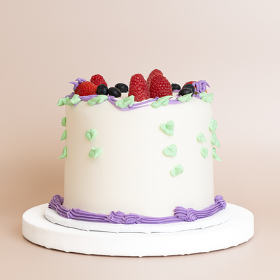 Gluten-Free Triple Berry Cake